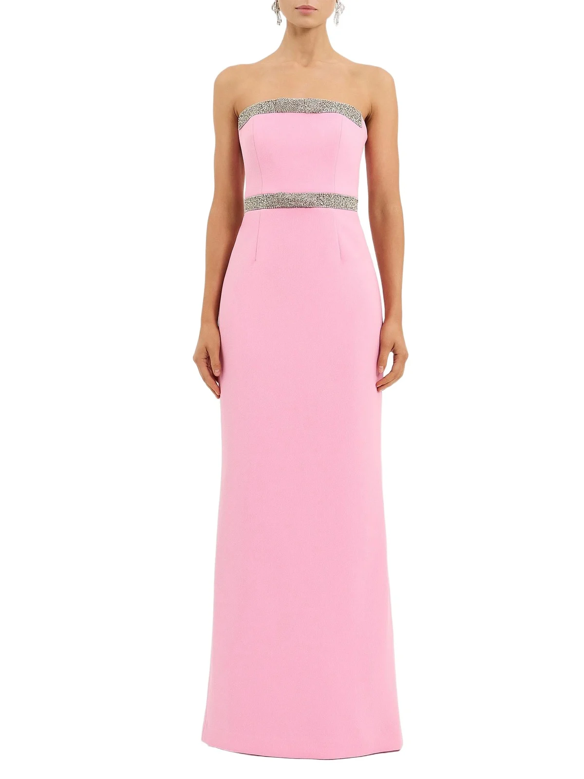 Women's Precious Embellished Bow Strapless Gown Women's Precious Embellished Bow Strapless Gown