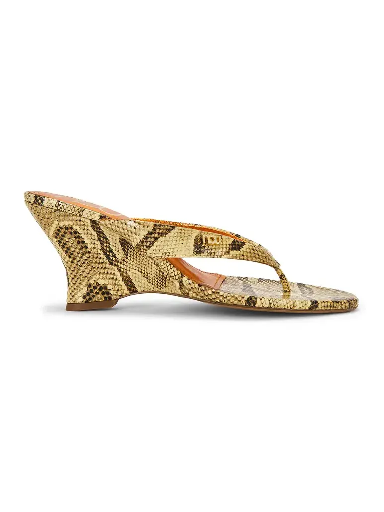 Puff Wedge Sandal