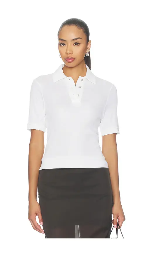 Aya Muse Double Polo Tee | Thumbnail 2 Aya Muse Double Polo Tee | Thumbnail 2
