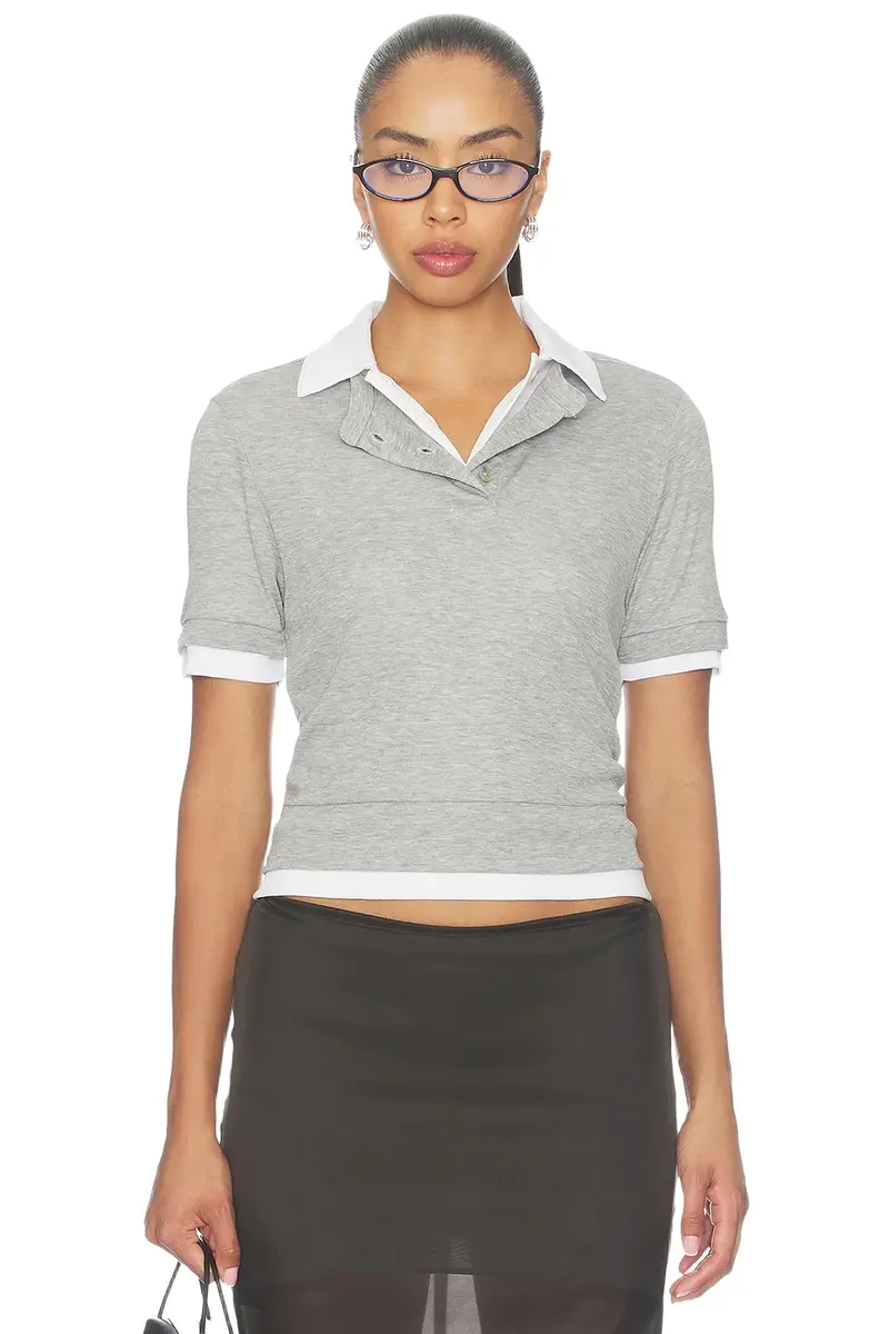 Aya Muse Double Polo Tee