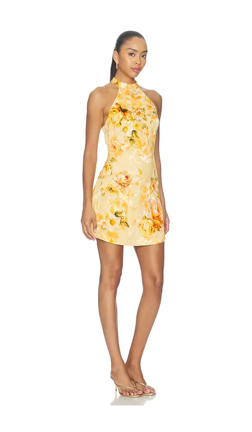 Hemant & Nandita Halter Mini Dress | Thumbnail 2