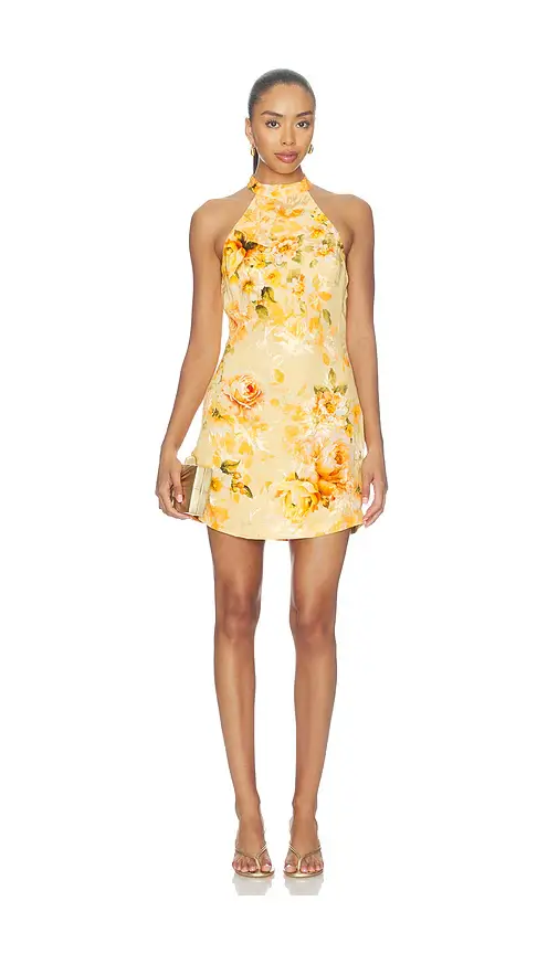 Hemant & Nandita Halter Mini Dress | Image 1 Hemant & Nandita Halter Mini Dress | Image 1