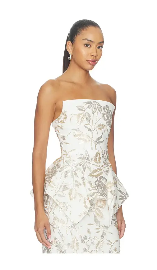 PRABAL GURUNG Corset Strapless Panier Top | Thumbnail 2 PRABAL GURUNG Corset Strapless Panier Top | Thumbnail 2