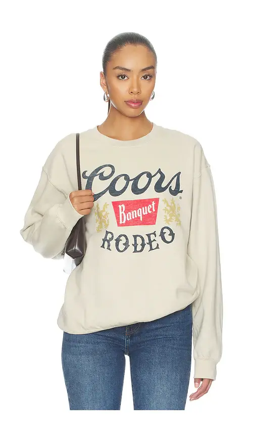 Junk Food Coors Banquet Rodeo Flea Market Fleece | Image 1 Junk Food Coors Banquet Rodeo Flea Market Fleece | Image 1