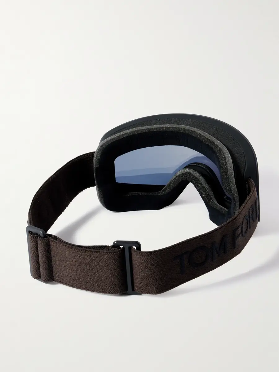 Tom Ford Logo-Jacquard Webbing-Trimmed Ski Goggles - Men | Thumbnail 4 Tom Ford Logo-Jacquard Webbing-Trimmed Ski Goggles - Men | Thumbnail 4