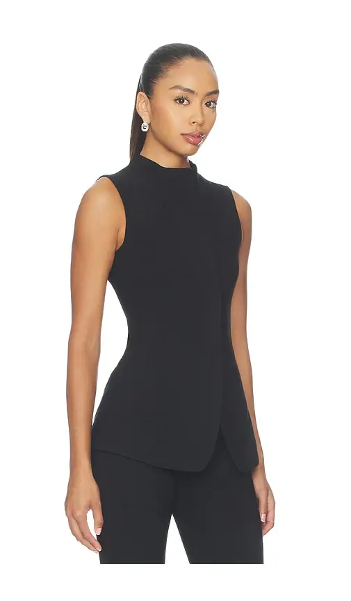 Aligne Cynthia Funnel Neck Waistcoat | Thumbnail 2 Aligne Cynthia Funnel Neck Waistcoat | Thumbnail 2