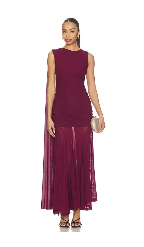 Bardot Alverie Mesh Maxi Dress | Image 1 Bardot Alverie Mesh Maxi Dress | Image 1