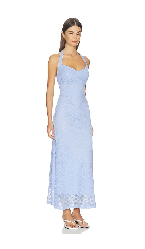 Bardot Mariko Halter Neck Midi Dress | Thumbnail 2 Bardot Mariko Halter Neck Midi Dress | Thumbnail 2