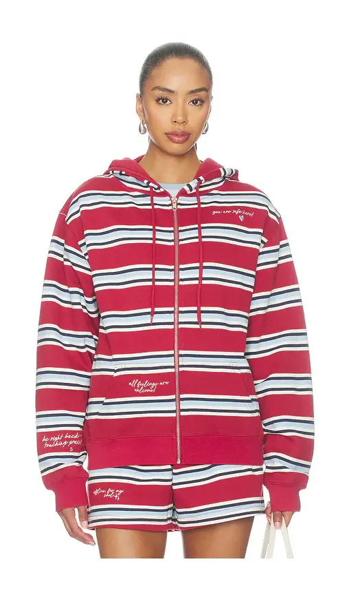 The Mayfair Group The Mayfair Striped Hoodie | Thumbnail 2
