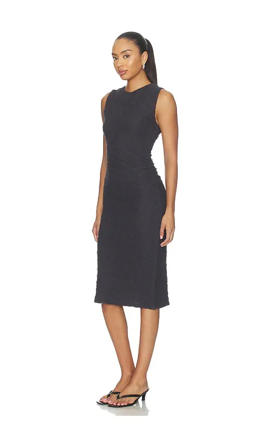 Vince Sleeveless Side Drape Dress | Thumbnail 2