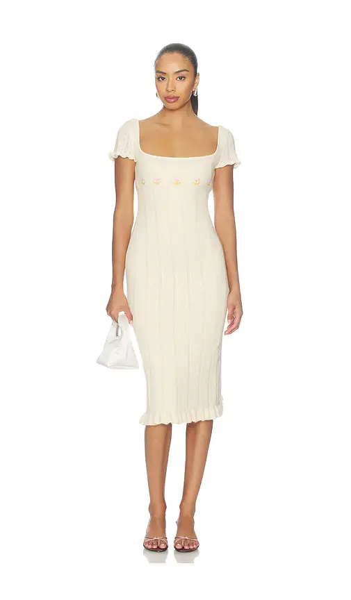 Mirror Palais Tulip Midi Dress | Image 1 Mirror Palais Tulip Midi Dress | Image 1