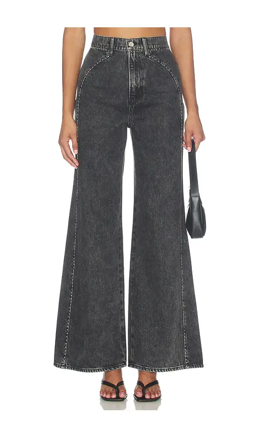 Veronica Beard Grant High Rise Wide Leg Jeans | Image 1 Veronica Beard Grant High Rise Wide Leg Jeans | Image 1
