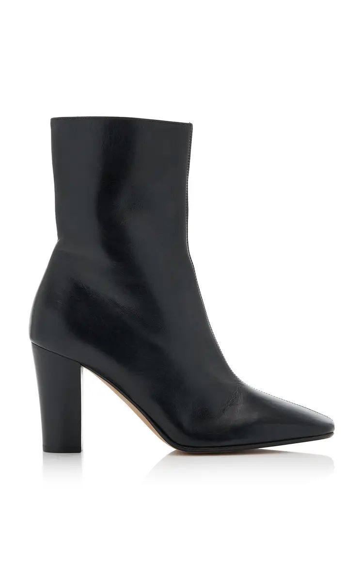 The Row Cindy Leather Ankle Boots | Thumbnail 4 The Row Cindy Leather Ankle Boots | Thumbnail 4