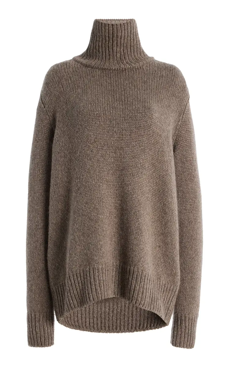 The Row Plira Cashmere Turtleneck Sweater | Image 1 The Row Plira Cashmere Turtleneck Sweater | Image 1