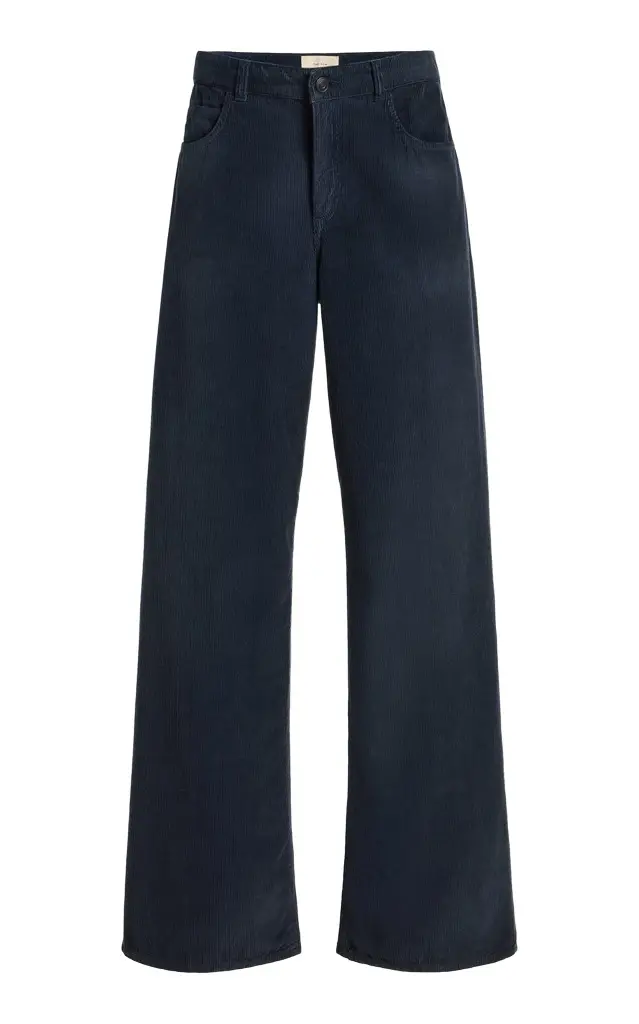 The Row Eglitta Cotton Corduroy Wide-Leg Pants