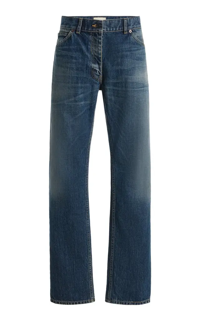 Dinni Rigid Mid-Rise Straight-Leg Jeans Dinni Rigid Mid-Rise Straight-Leg Jeans