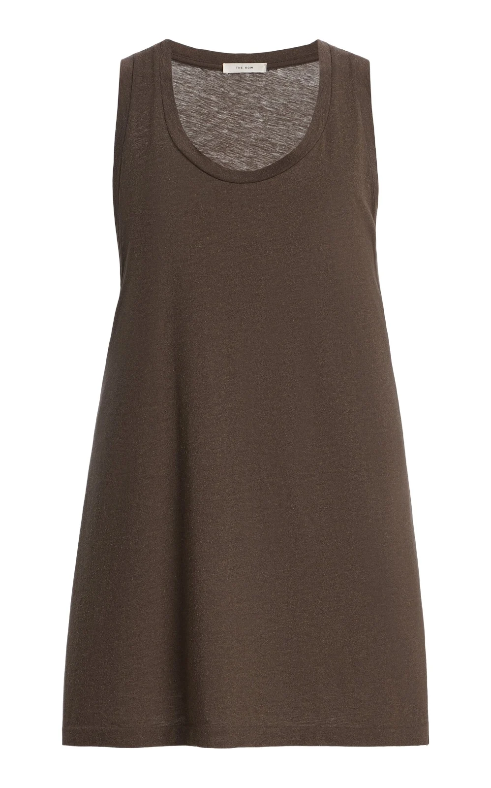 The Row Elana Cotton; Silk and Cashmere Tank Top