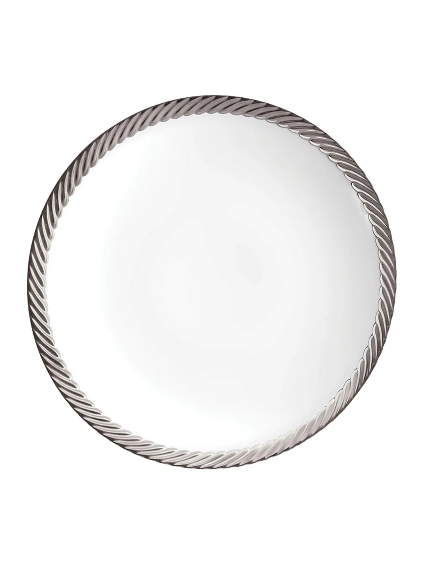 L'Objet Corde Platinum-Rim Soup Bowl