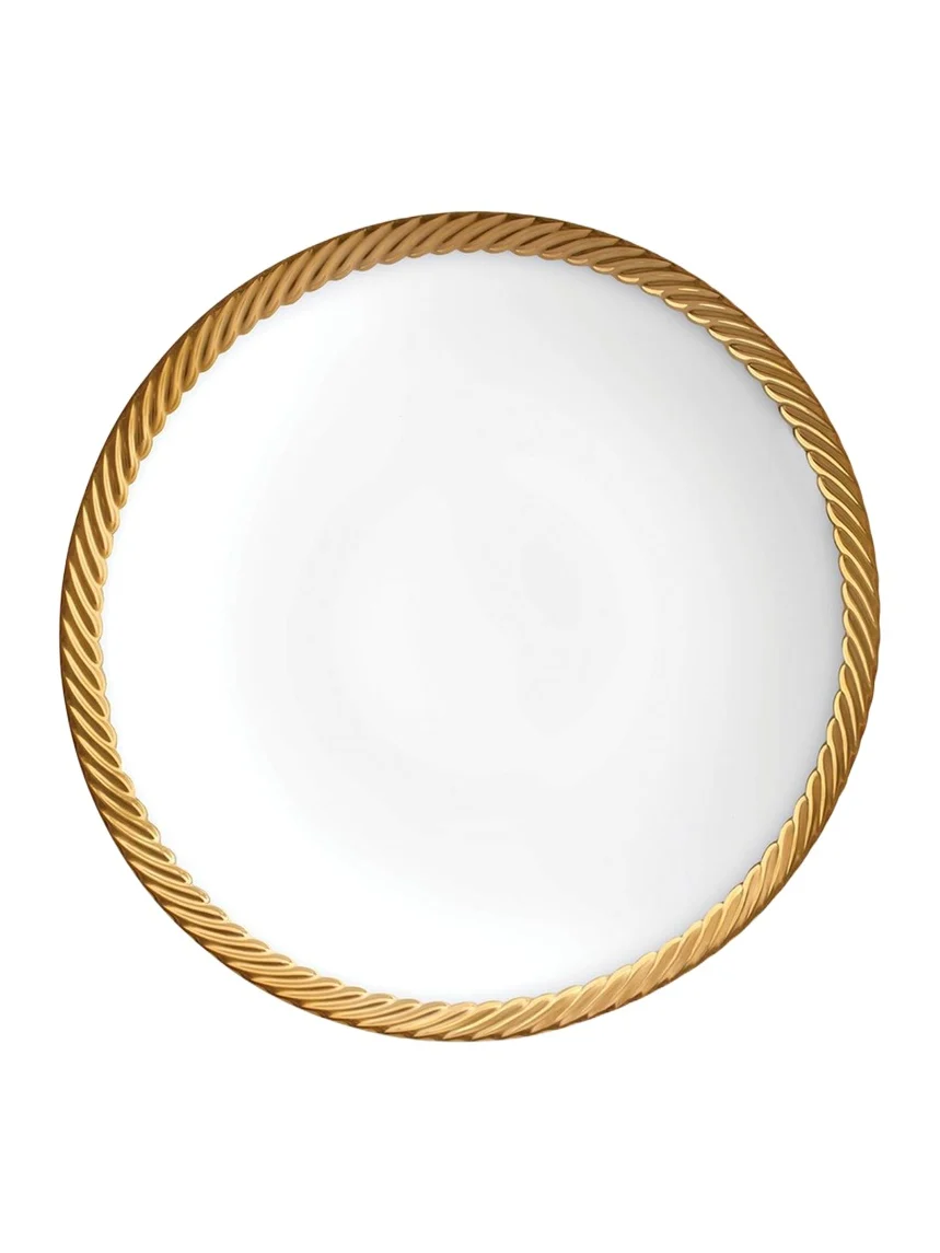 L'Objet Corde Gold-Rim Soup Bowl