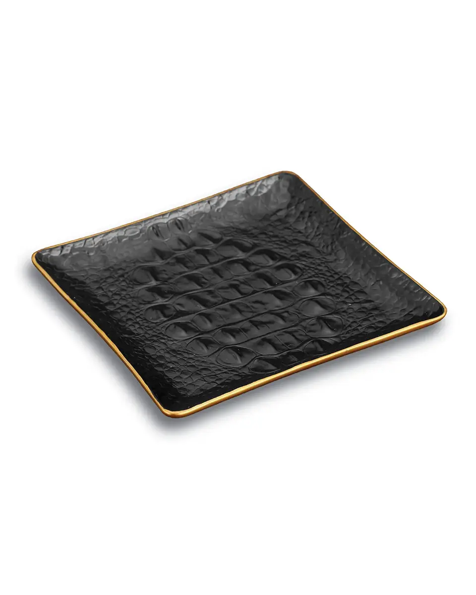 L'Objet Crocodile Square Tray