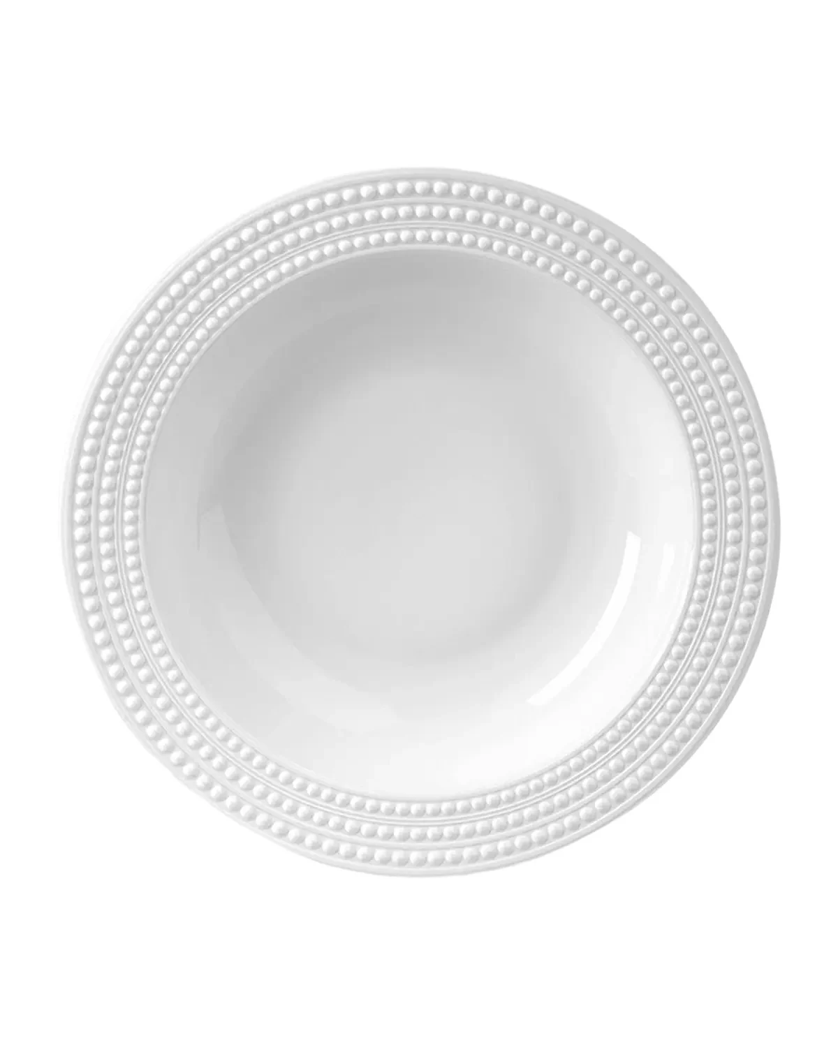 L'Objet Perlee Rimmed Serving Bowl