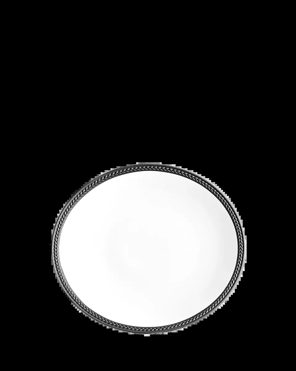 L'Objet Soie Black Salad Plate | Thumbnail 2