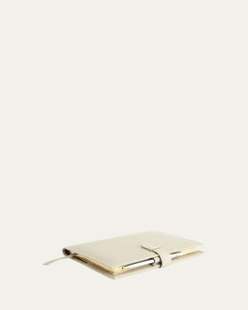 Royce New York Monogrammed Leather Executive Journal with Rollerball Pen, Personalized | Thumbnail 3