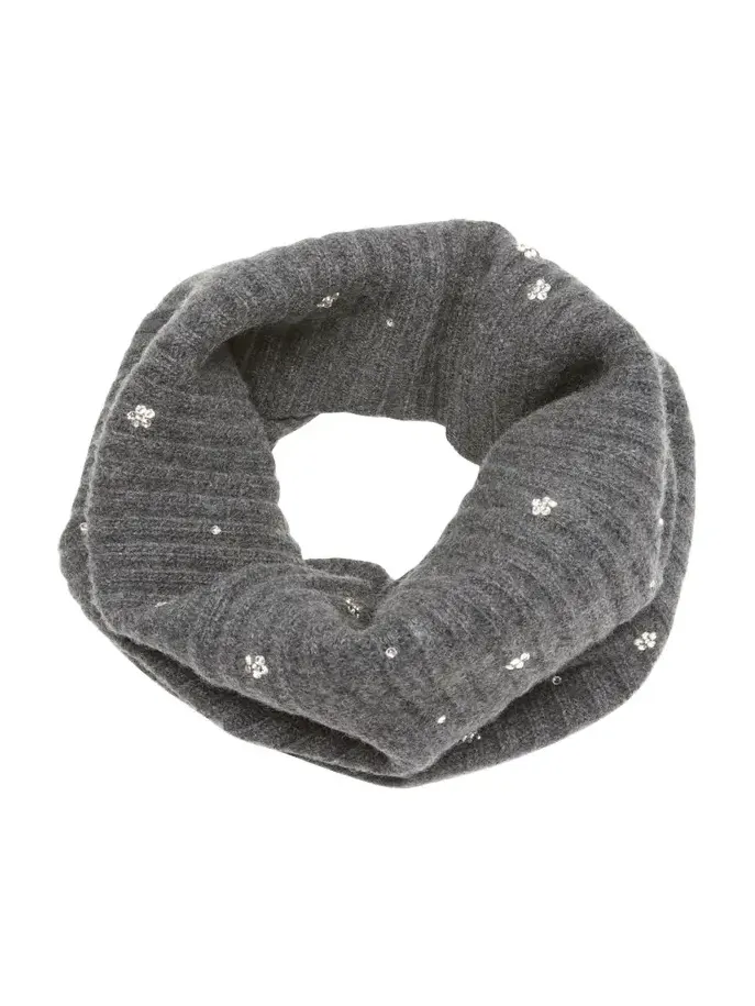 Embellished Cashmere Scarf