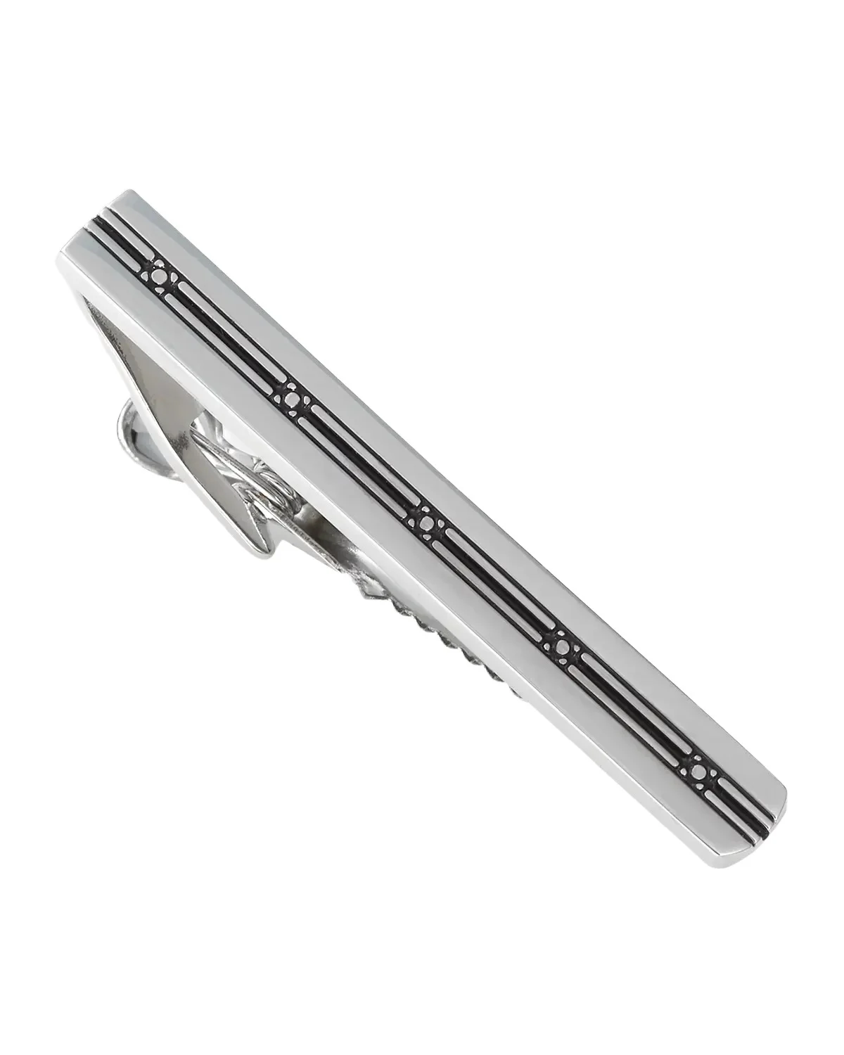 Men's Square Pattern Tie Bar Men's Square Pattern Tie Bar