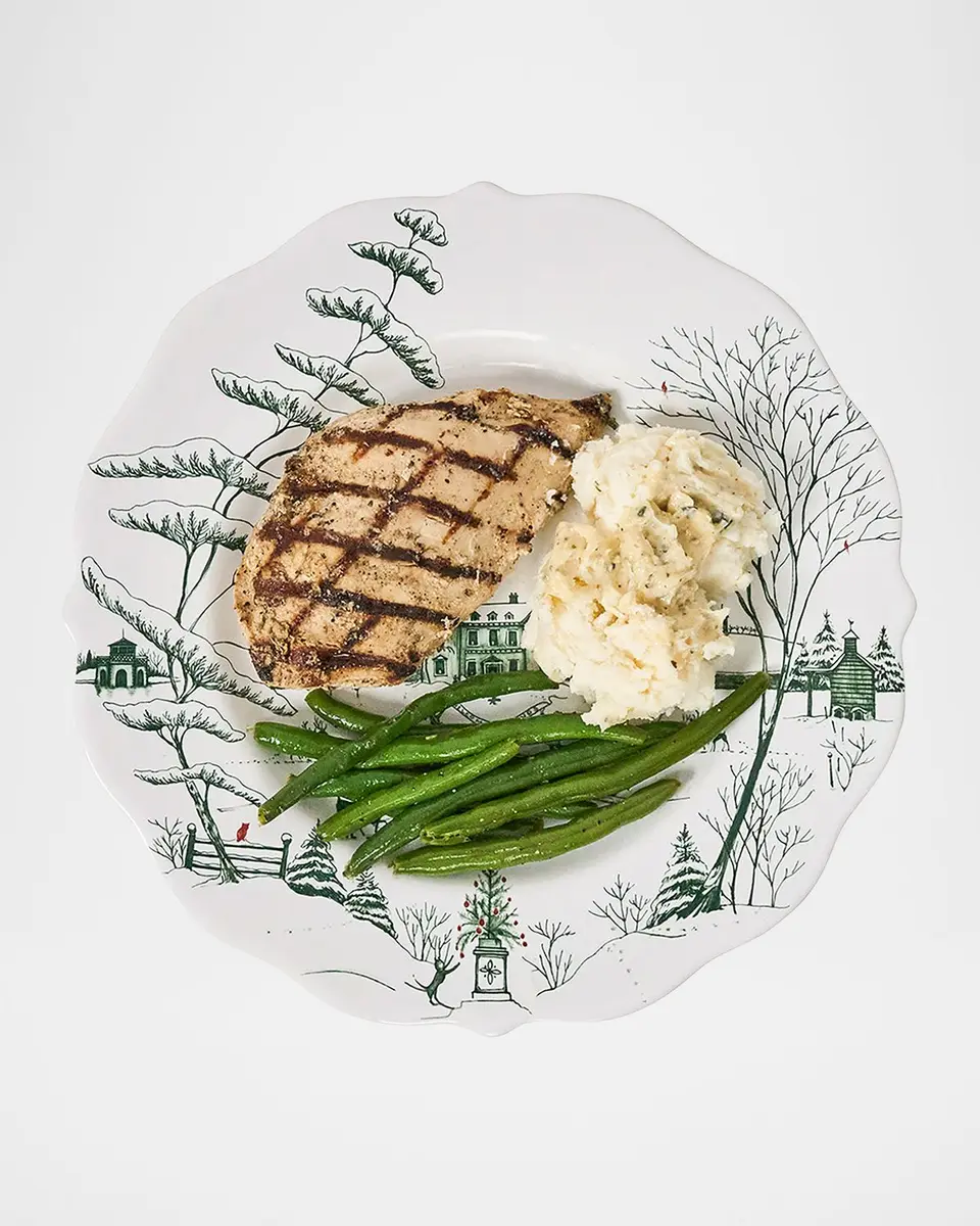 Juliska Country Estate Winter Frolic Dinner Plate - Evergreen | Thumbnail 2 Juliska Country Estate Winter Frolic Dinner Plate - Evergreen | Thumbnail 2