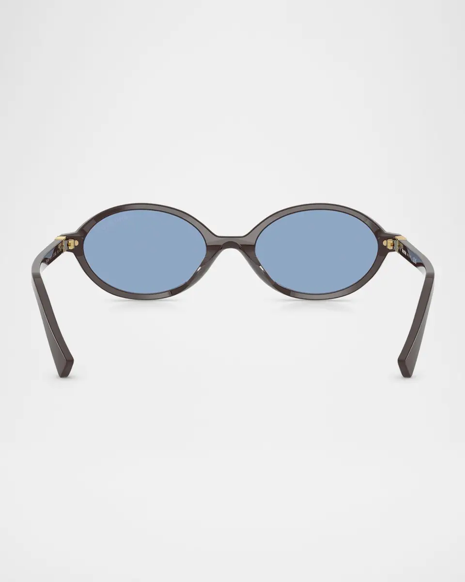 Miu Miu Acetate Oval Sunglasses | Thumbnail 2