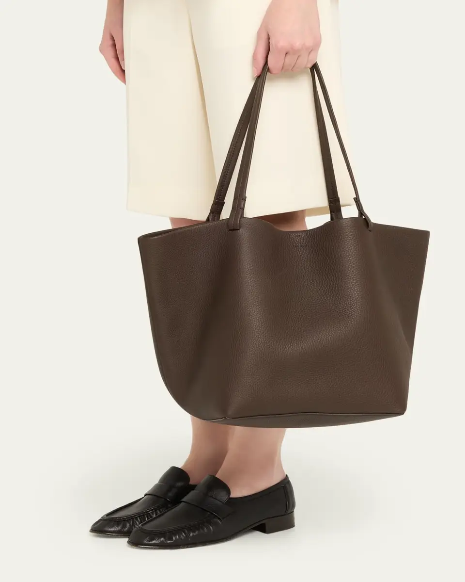 The Row Park Tote Three in Lux Grained Calfskin | Thumbnail 6 The Row Park Tote Three in Lux Grained Calfskin | Thumbnail 6