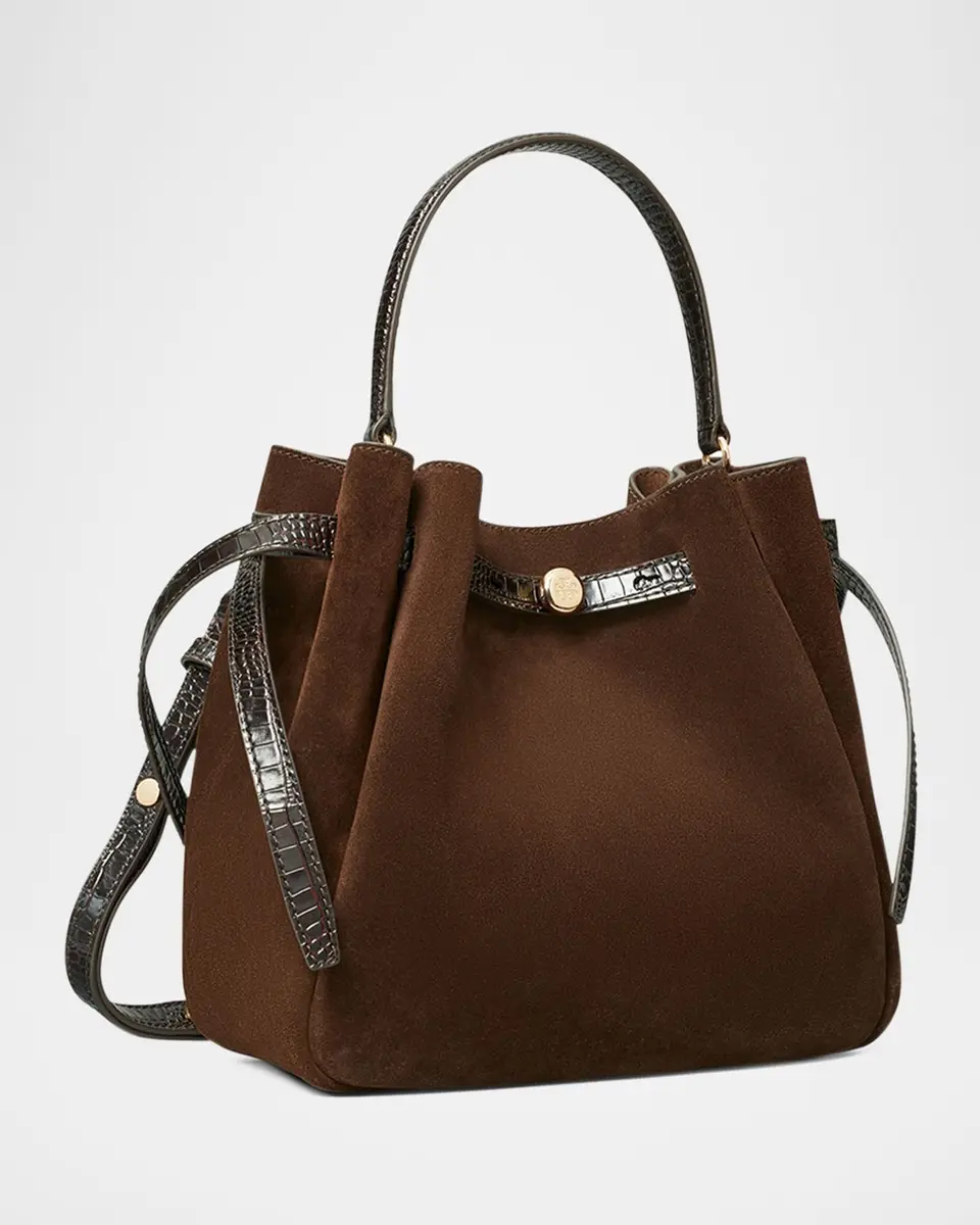 Tory Burch Romy Suede Belted Bucket Bag | Thumbnail 2 Tory Burch Romy Suede Belted Bucket Bag | Thumbnail 2