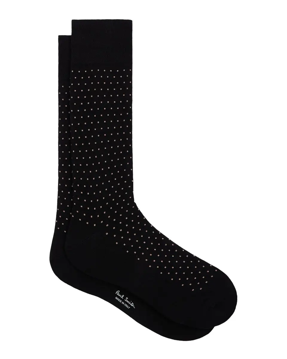 Paul Smith Men's Mini Polka Dot Crew Socks | Thumbnail 3