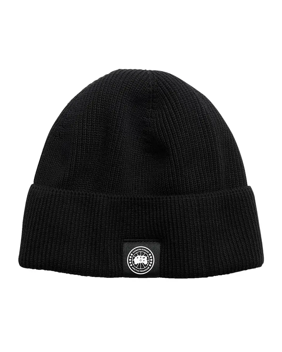 Canada Goose Men's Rib-Knit Cotton Beanie | Thumbnail 3 Canada Goose Men's Rib-Knit Cotton Beanie | Thumbnail 3