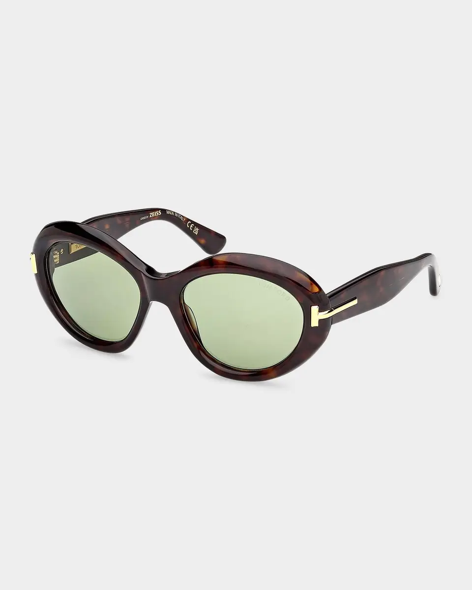 Tom Ford Icon 55MM Oval Sunglasses | Thumbnail 2 Tom Ford Icon 55MM Oval Sunglasses | Thumbnail 2