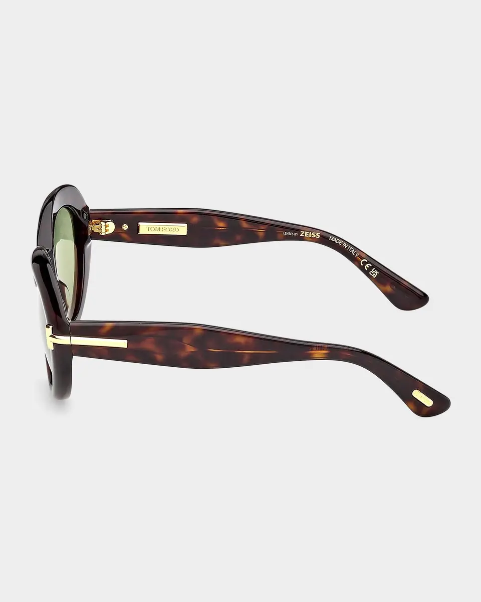 Tom Ford Icon 55MM Oval Sunglasses | Thumbnail 3 Tom Ford Icon 55MM Oval Sunglasses | Thumbnail 3