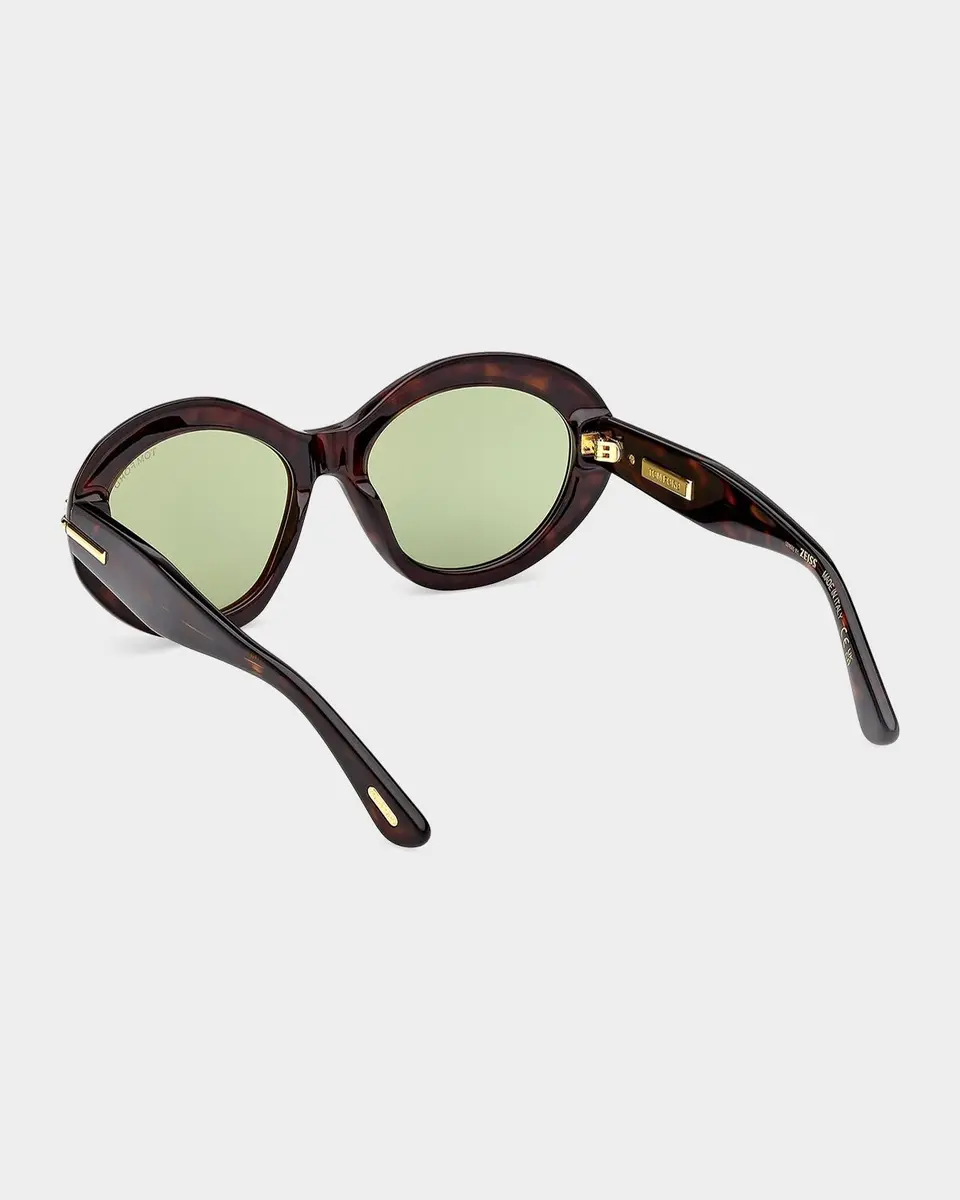 Tom Ford Icon 55MM Oval Sunglasses | Thumbnail 4 Tom Ford Icon 55MM Oval Sunglasses | Thumbnail 4
