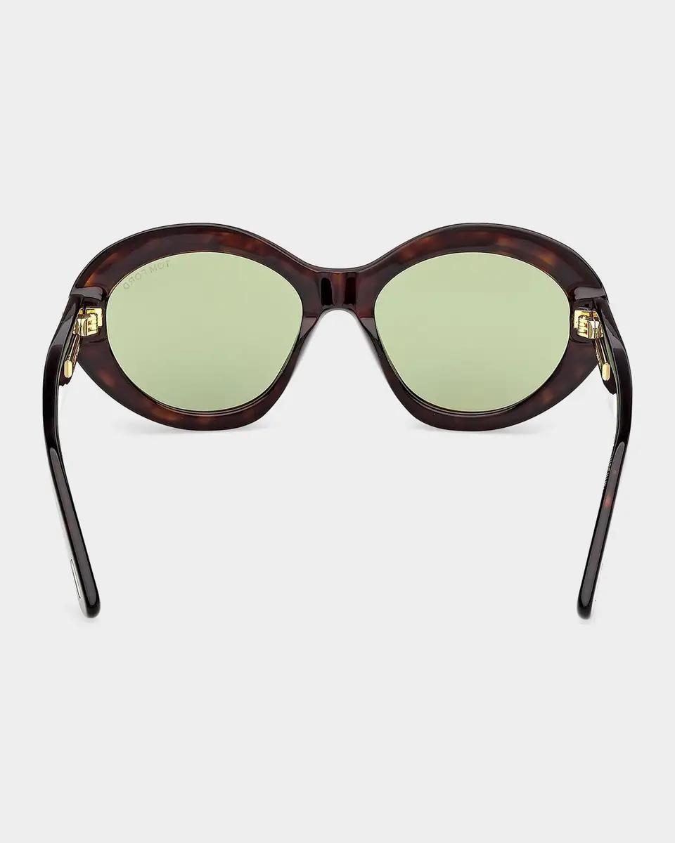 Tom Ford Icon 55MM Oval Sunglasses | Thumbnail 5 Tom Ford Icon 55MM Oval Sunglasses | Thumbnail 5