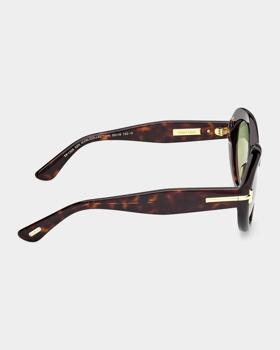 Tom Ford Icon 55MM Oval Sunglasses | Thumbnail 7 Tom Ford Icon 55MM Oval Sunglasses | Thumbnail 7