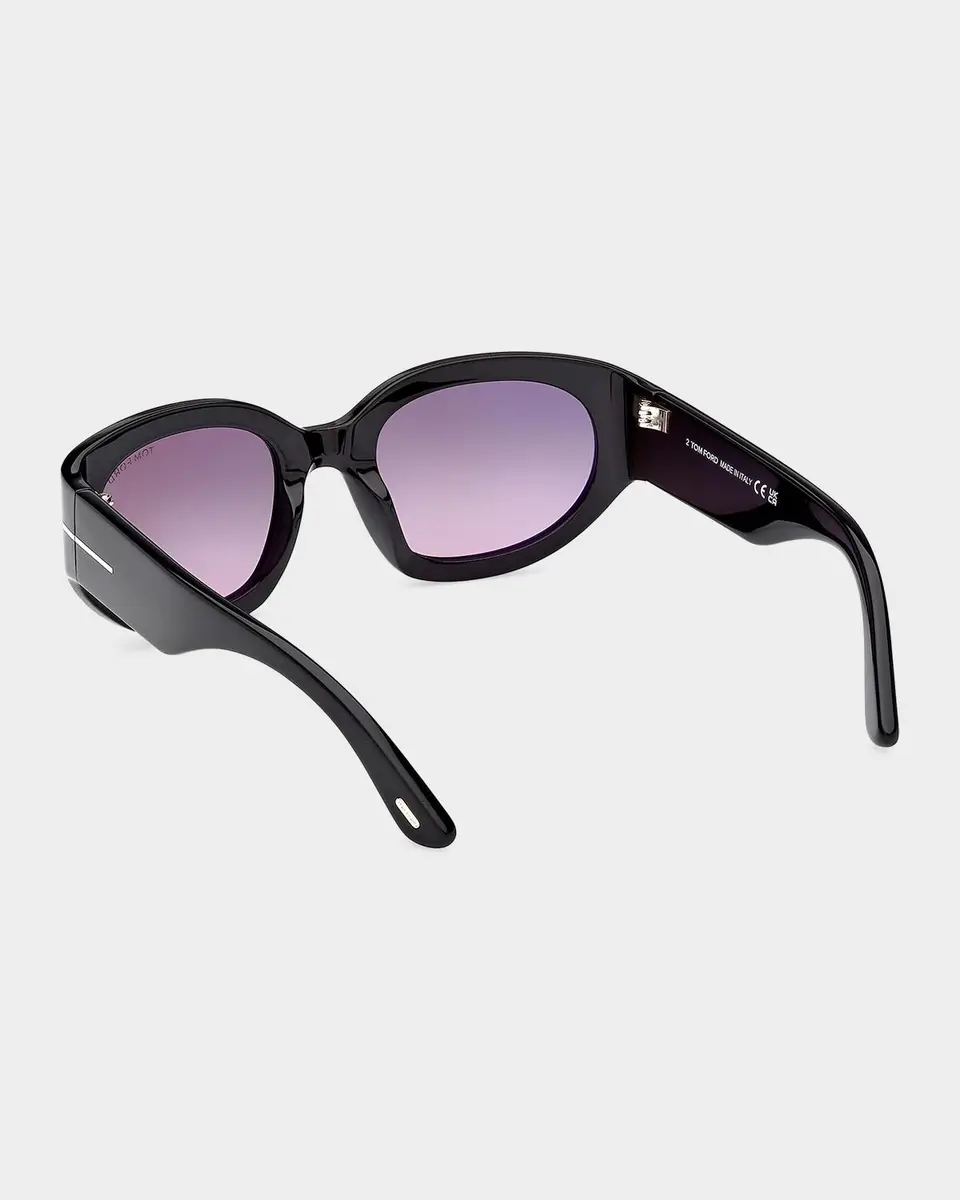 Tom Ford Arizona 53MM Rectangular Sunglasses | Thumbnail 4 Tom Ford Arizona 53MM Rectangular Sunglasses | Thumbnail 4