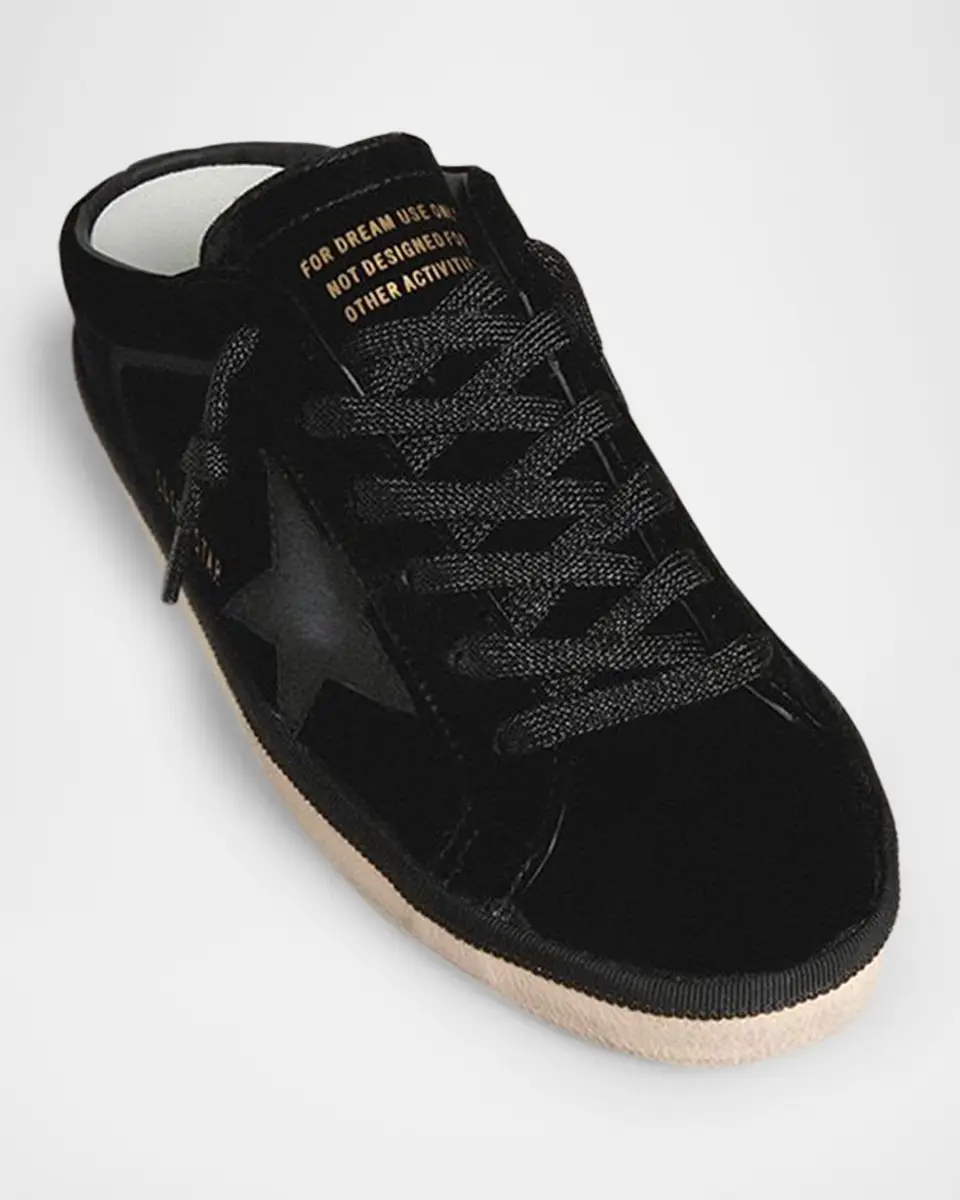 Golden Goose Super-Star Sabot Velvet Slip-On Sneakers | Thumbnail 5 Golden Goose Super-Star Sabot Velvet Slip-On Sneakers | Thumbnail 5