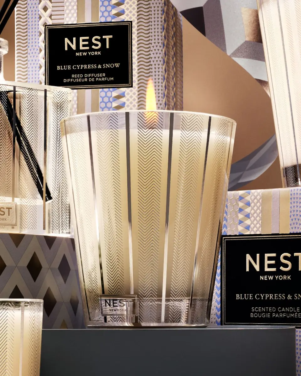 NEST New York Blue Cypress & Snow Classic Candle, 8 oz. | Thumbnail 2 NEST New York Blue Cypress & Snow Classic Candle, 8 oz. | Thumbnail 2