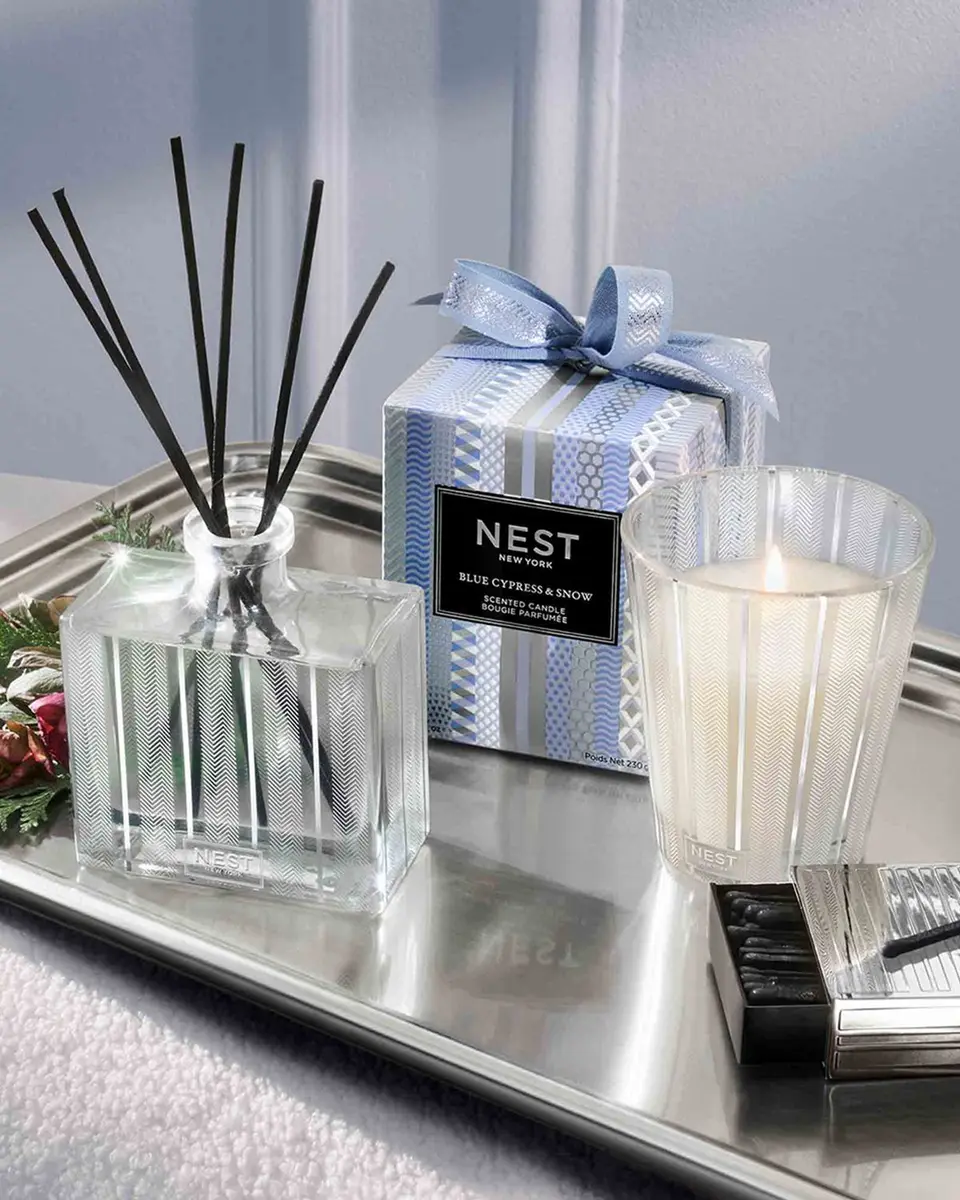 NEST New York Blue Cypress & Snow Classic Candle, 8 oz. | Thumbnail 4 NEST New York Blue Cypress & Snow Classic Candle, 8 oz. | Thumbnail 4