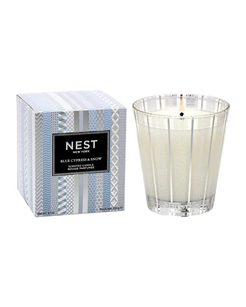 NEST New York Blue Cypress & Snow Classic Candle, 8 oz.