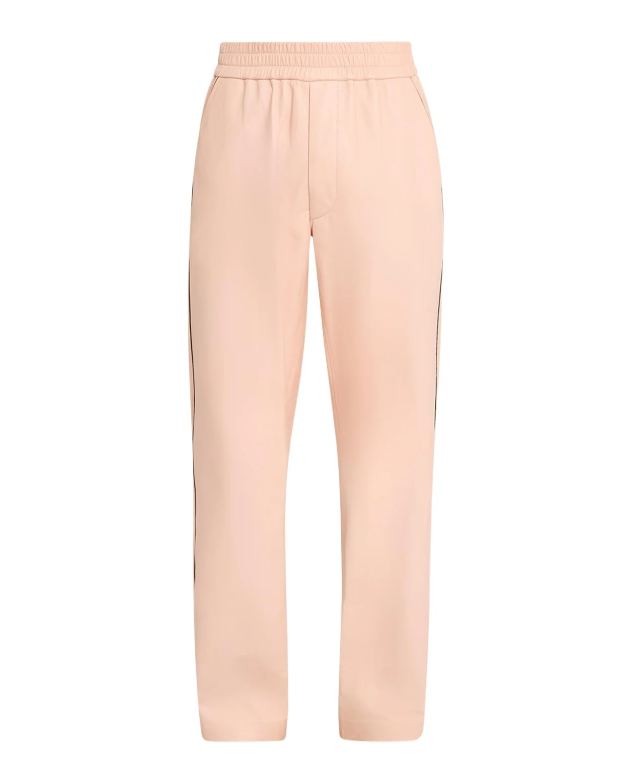 Tom Ford Men's Napa Leather Straight-Leg Pull-On Pants