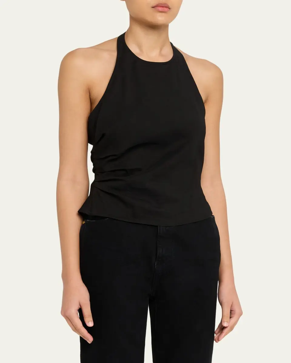 A.L.C. Sylvie Linen-Blend Halter Top | Thumbnail 4 A.L.C. Sylvie Linen-Blend Halter Top | Thumbnail 4