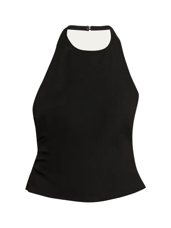 Sylvie Linen-Blend Halter Top Sylvie Linen-Blend Halter Top