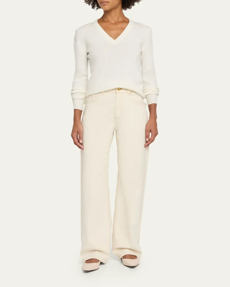 Brunello Cucinelli V-Neck Cashmere Sweater | Thumbnail 6