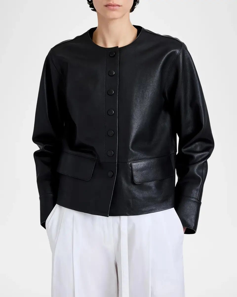 Proenza Schouler White Label Robin Leather Jacket | Thumbnail 4 Proenza Schouler White Label Robin Leather Jacket | Thumbnail 4